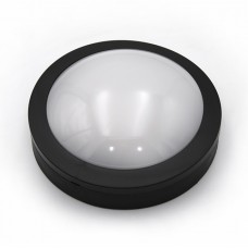 Φωτιστικό Επίτοιχο LED 8W 230V 640lm 3000K Θερμό Φως Polycarbonate Μαύρο IP65 3-917081